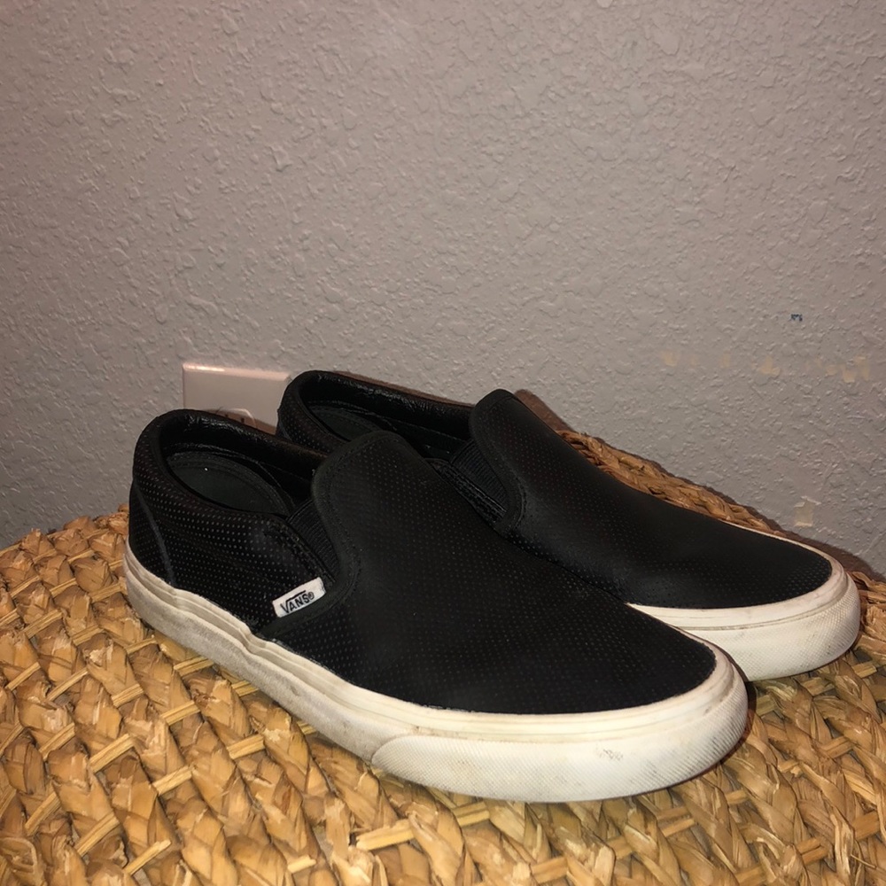 Slip-on leather Vans